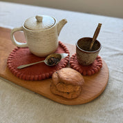 Felt Coaster Set Spiced Cocoa