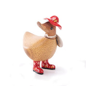 Floral Hat & Boots Ducky Red