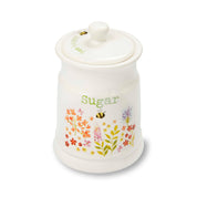 Ceramic Sugar Canister Bee Happy