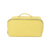 Herringbone Beauty Bag Medium Lemon