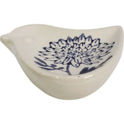 Folk Bird Dish Indigo