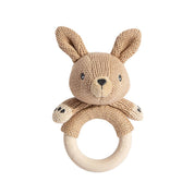 Teething Ring Rattle Kangaroo
