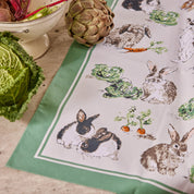 Rabbit Patch Cotton Tea Towel