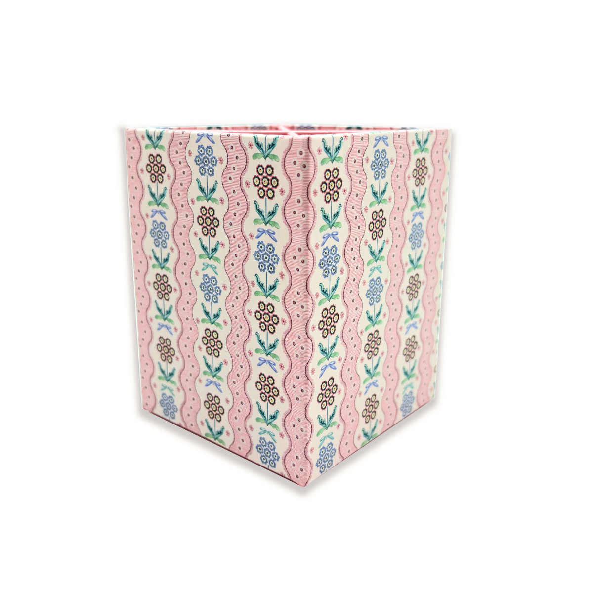 Pen Pot Desk Tidy Rose Stripe
