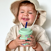 Reusable BambinoCino Bamboo Cup Beach Bums (240ml)