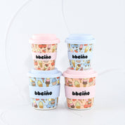 Reusable BambinoCino Bamboo Cup Scoops Blue (240ml)