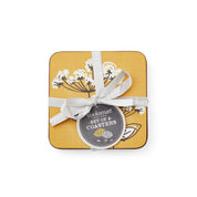 Set Of 4 Coasters Retro Meadow