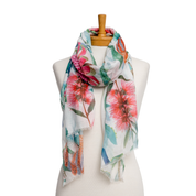 Pink Bottlebrush Native Garden Scarf
