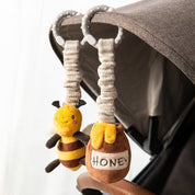 2 Pack Stroller Toy Bee & Honey Pot
