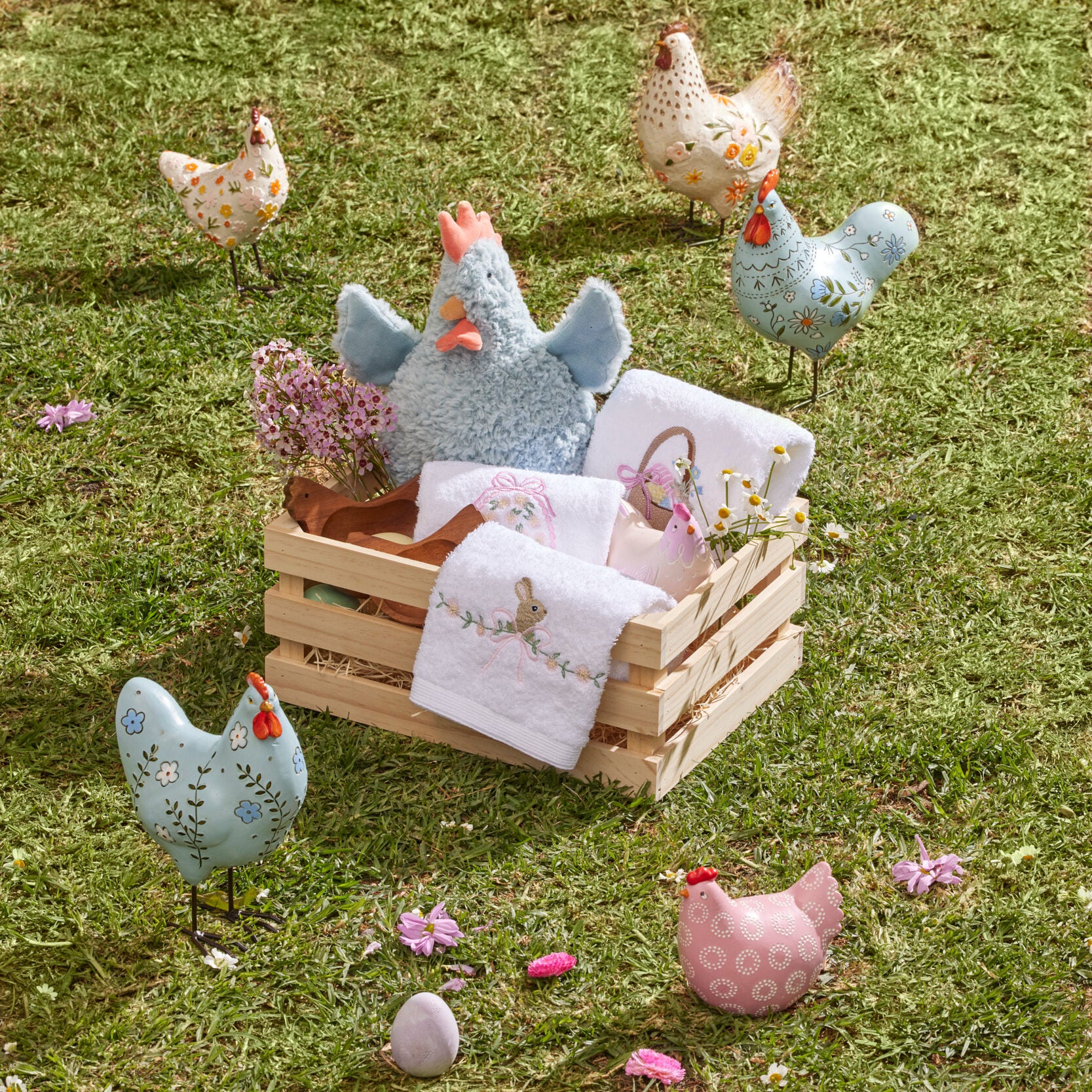 easter-meadow-chicken-sculptures-garden-display-pilbeam-living-1-e1771461729348.jpg