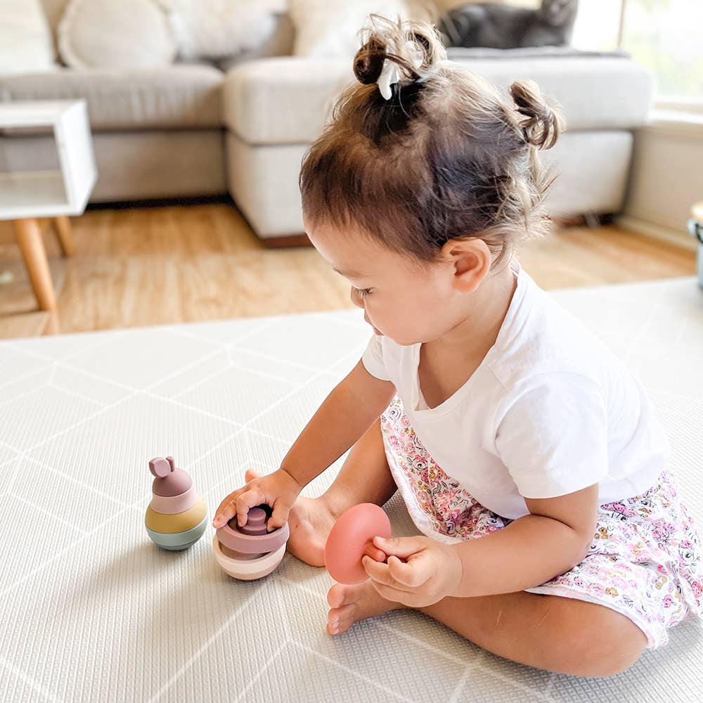 Silicone Pear Stacking Puzzle