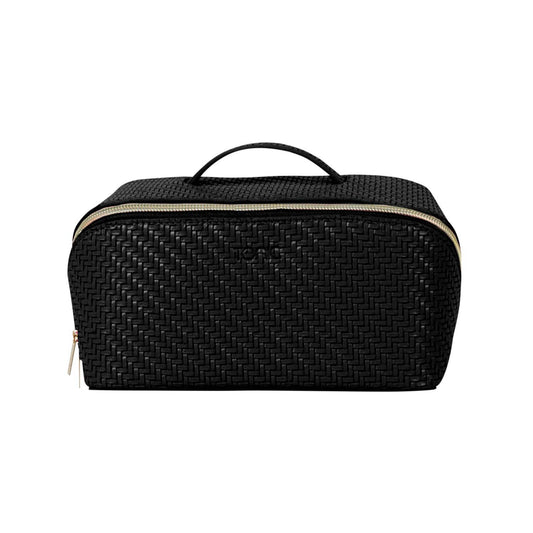 Herringbone Beauty Bag Medium Licorice