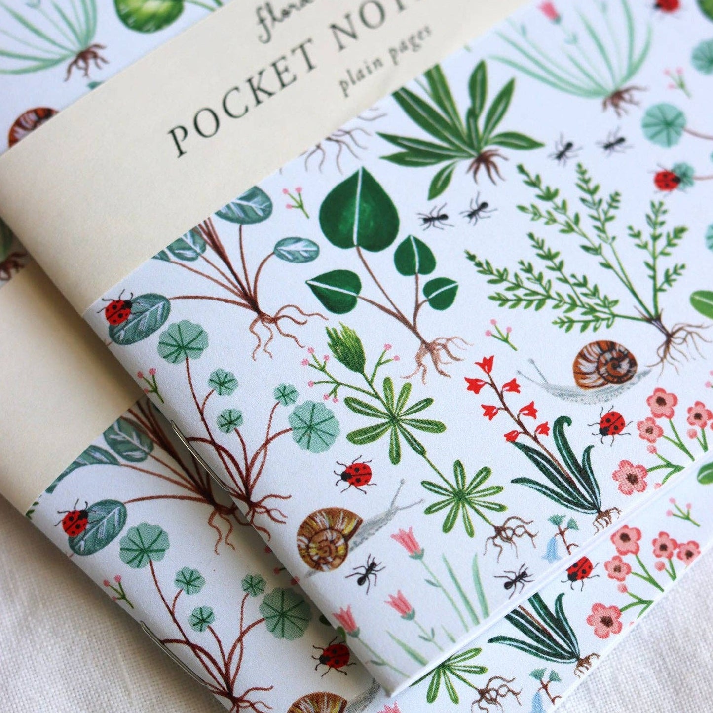 Green Botanical Pocket Notebook