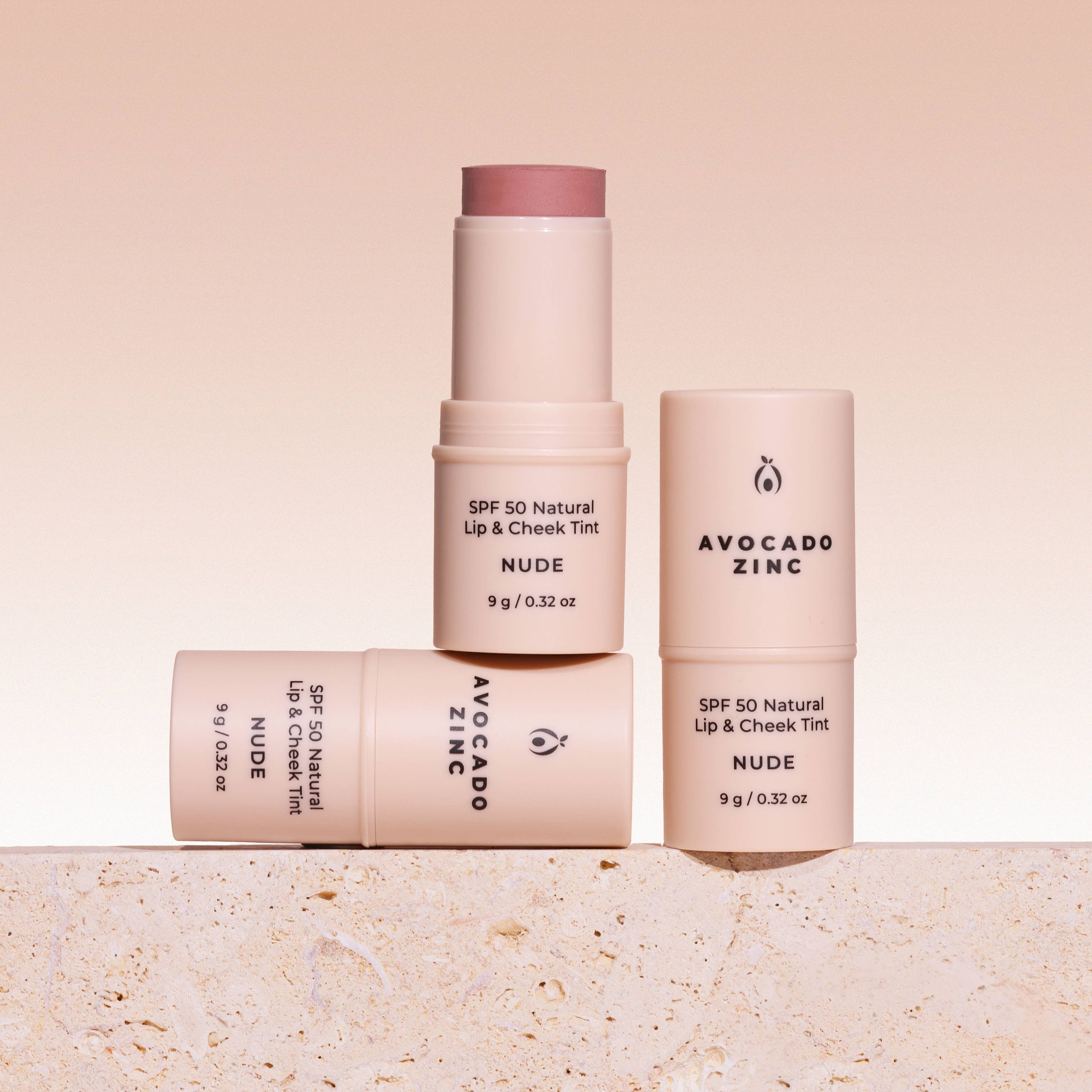 SPF 50 Natural Lip & Cheek Tint Nude