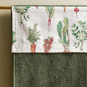 Garden Vegetables Roller Hand Towel