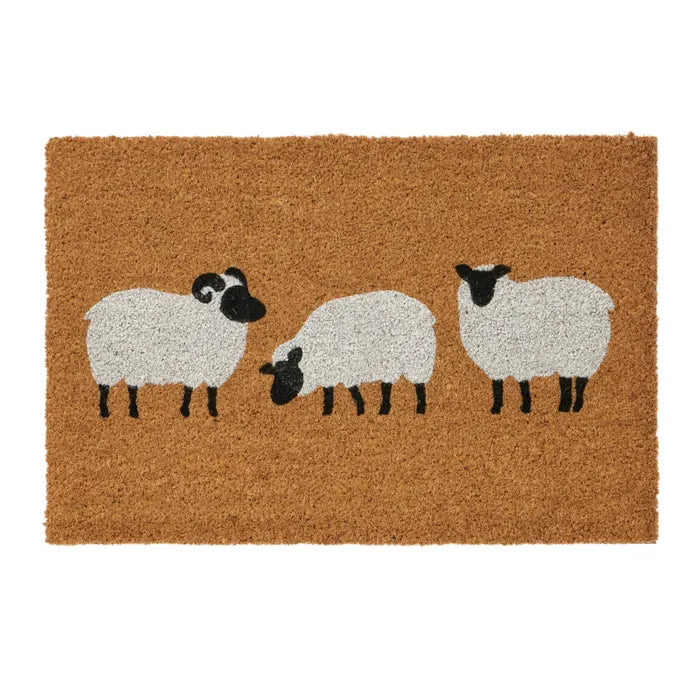 Sheepish PVC Back Coir Doormat (IN STORE PICK UP ONLY)
