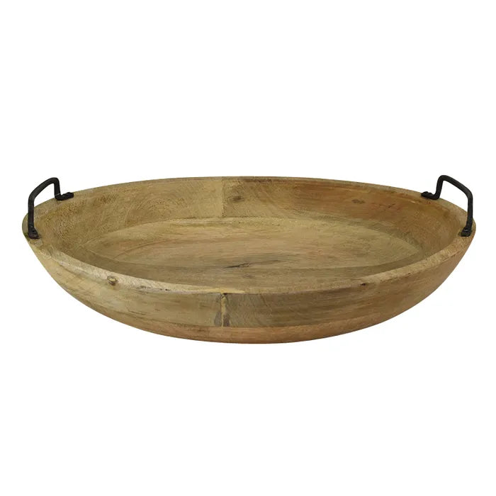 Erik Wood & Metal Handle Bowl