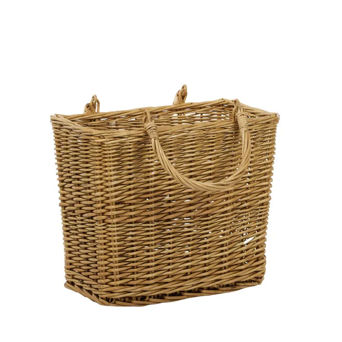 Leo Willow Shop Basket Natural