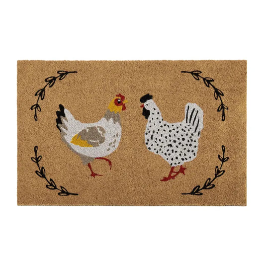 Henrietta Hen Coir Doormat