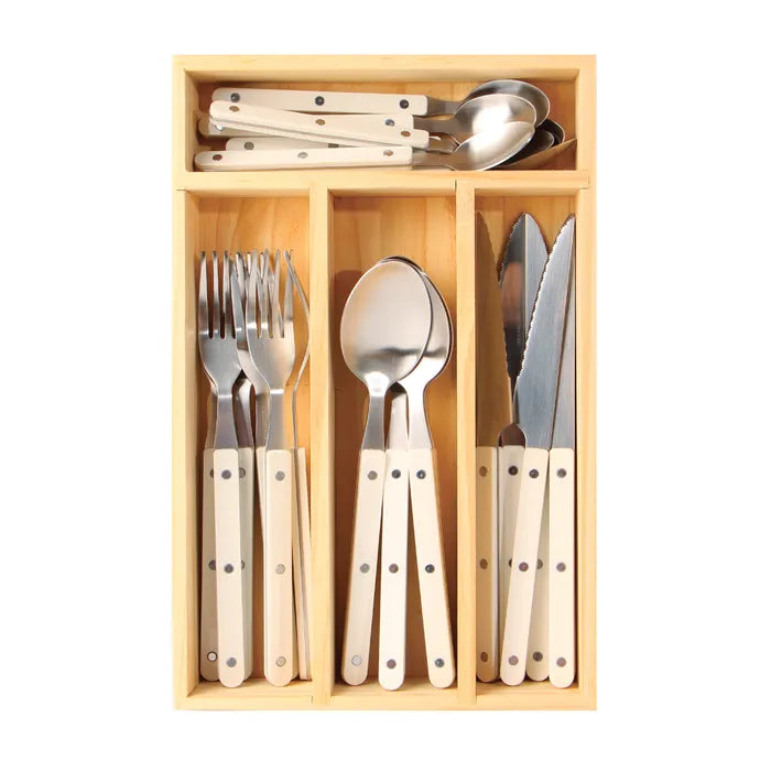 Remy 24PC Cutlery Set Ivory