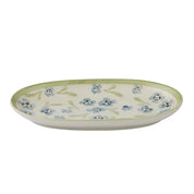 Olga Ceramic Small Plate Blue & Olive