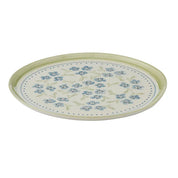 Olga Ceramic Platter Blue & Olive