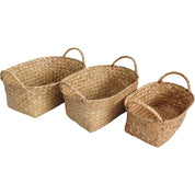 Woven Oval Basket Set