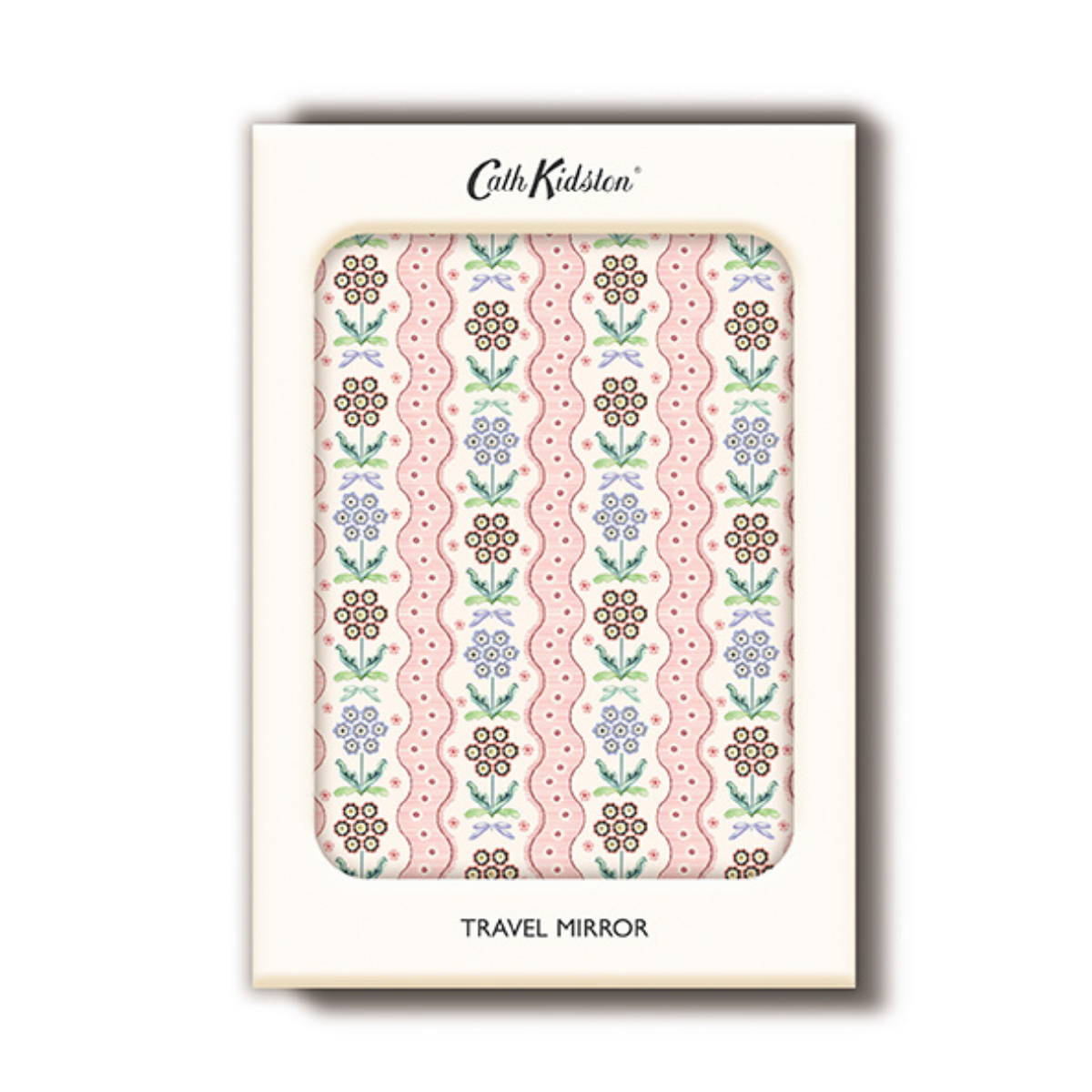 Travel Mirror Rose Stripe