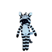 Eco Knitted Zebra Rattle