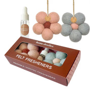 Felt Flower Fresheners Blue Cypress & Jasmine