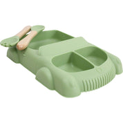 Silicone Bowl Set Racecar Green