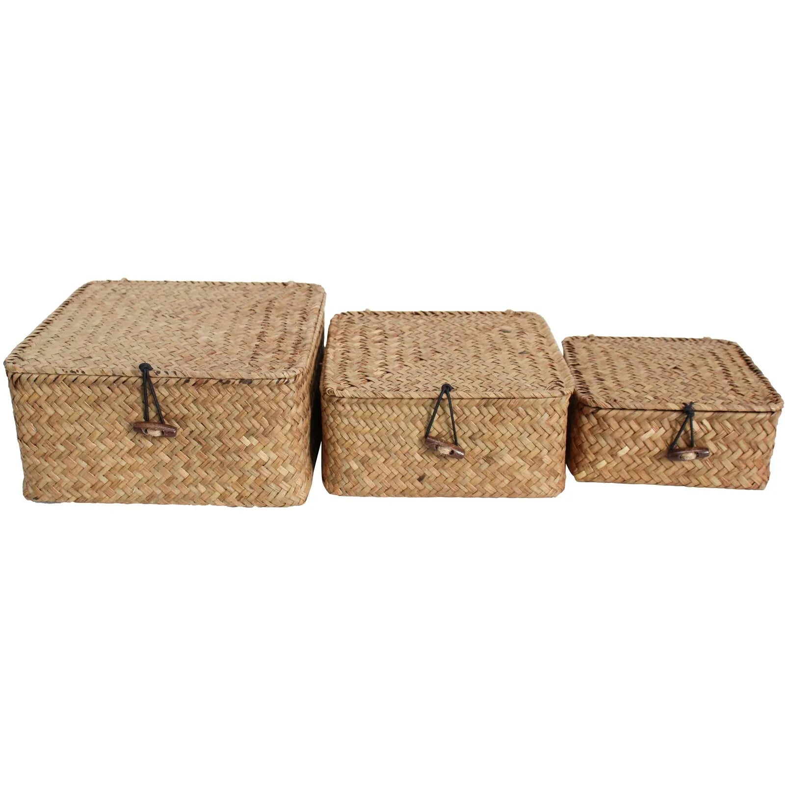 Woven Lidded Box Set