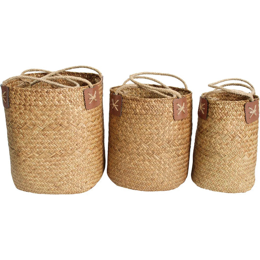 Woven Planter Basket Set