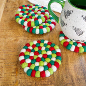 Set Of 4 Eco Coasters North Pole