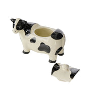 Homestead Friesian Storage Jar Black & White