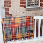 Buchanan Antique Recycled Wool Blend Scottish Tartan Blanket