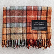 Buchanan Antique Recycled Wool Blend Scottish Tartan Blanket