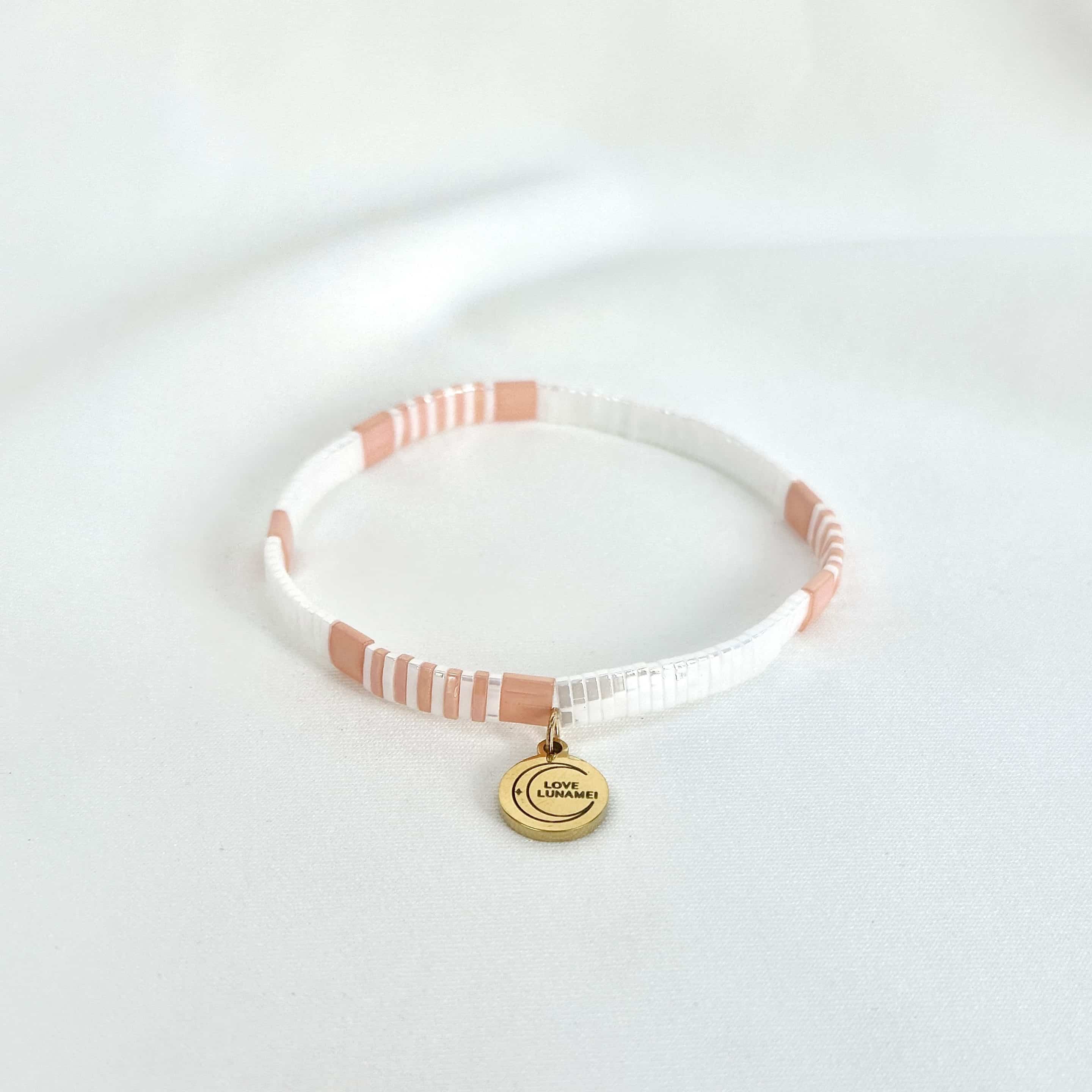 Love Bracelet White and Pink