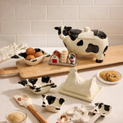 Homestead Friesian Storage Jar Black & White