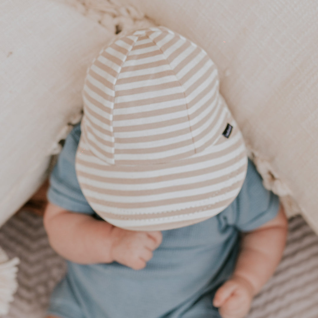 legionnaire-baby-flap-hat-unisex-natural-stripe-front-LG285.jpg