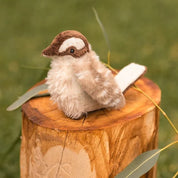 Mini Ken Kookaburra Rattle Natural