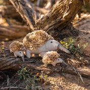 Mini Spike The Echidna Rattle Natural