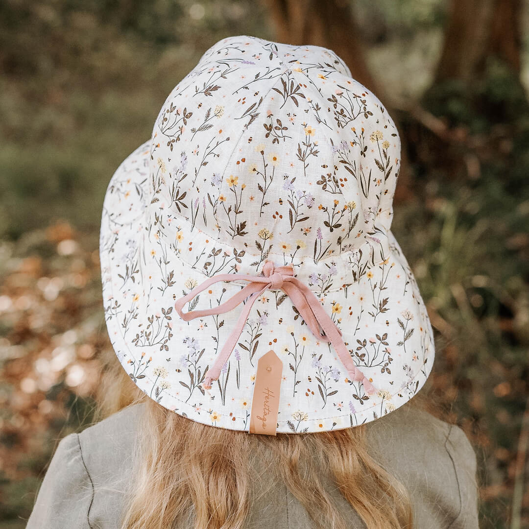 Wanderer Panelled Bucket Sun Hat Provence & Rosa