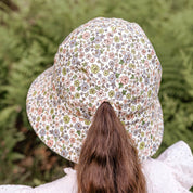 Ponytail Bucket Sun Hat Floret