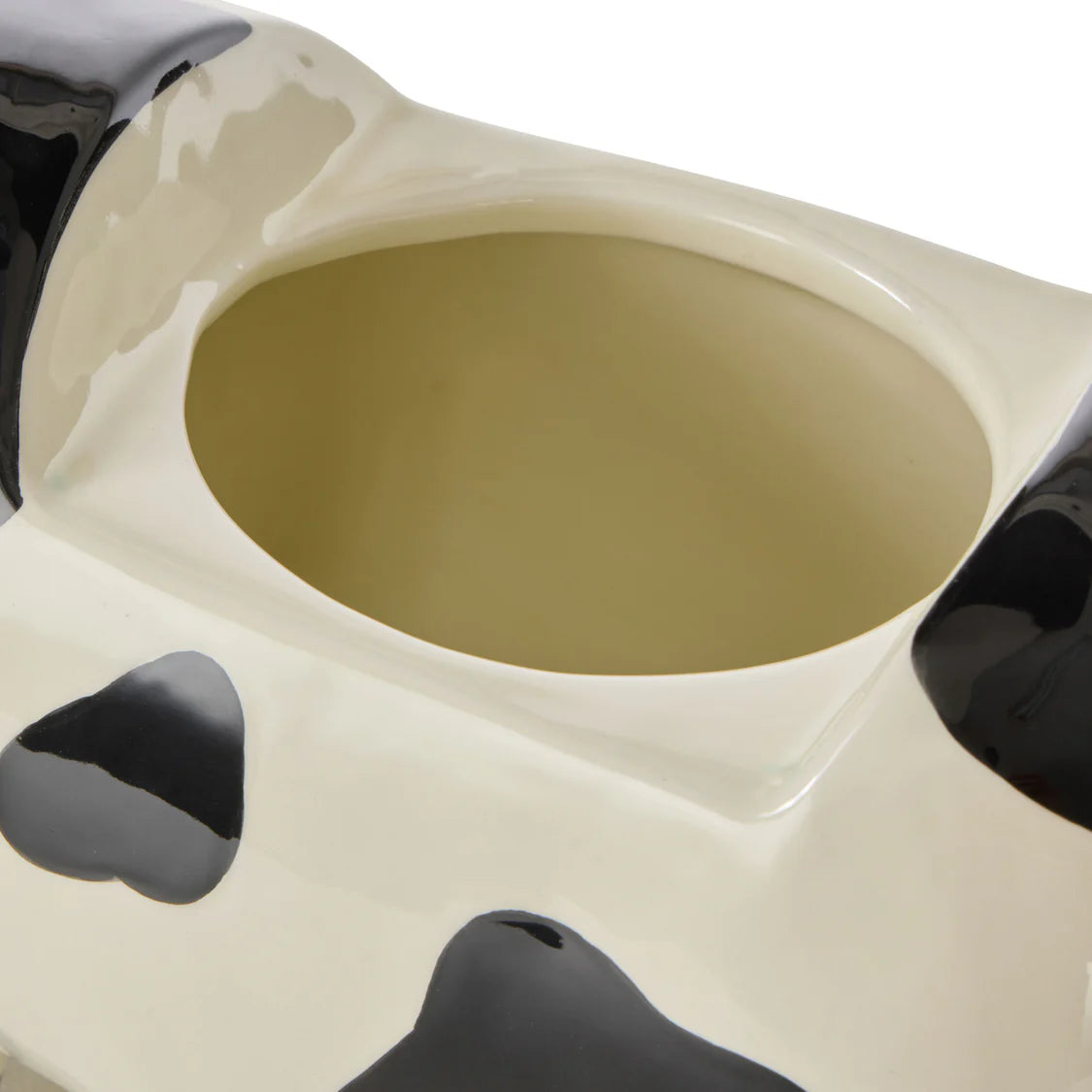 Homestead Friesian Storage Jar Black & White