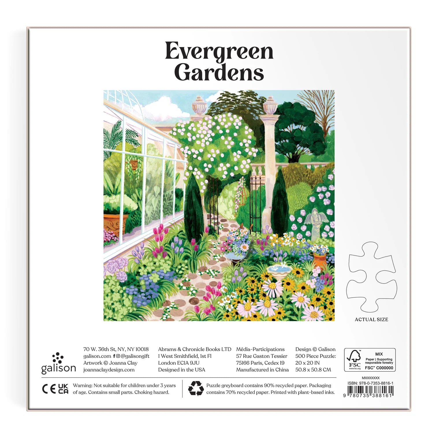 Evergreen Gardens 500PC Puzzle