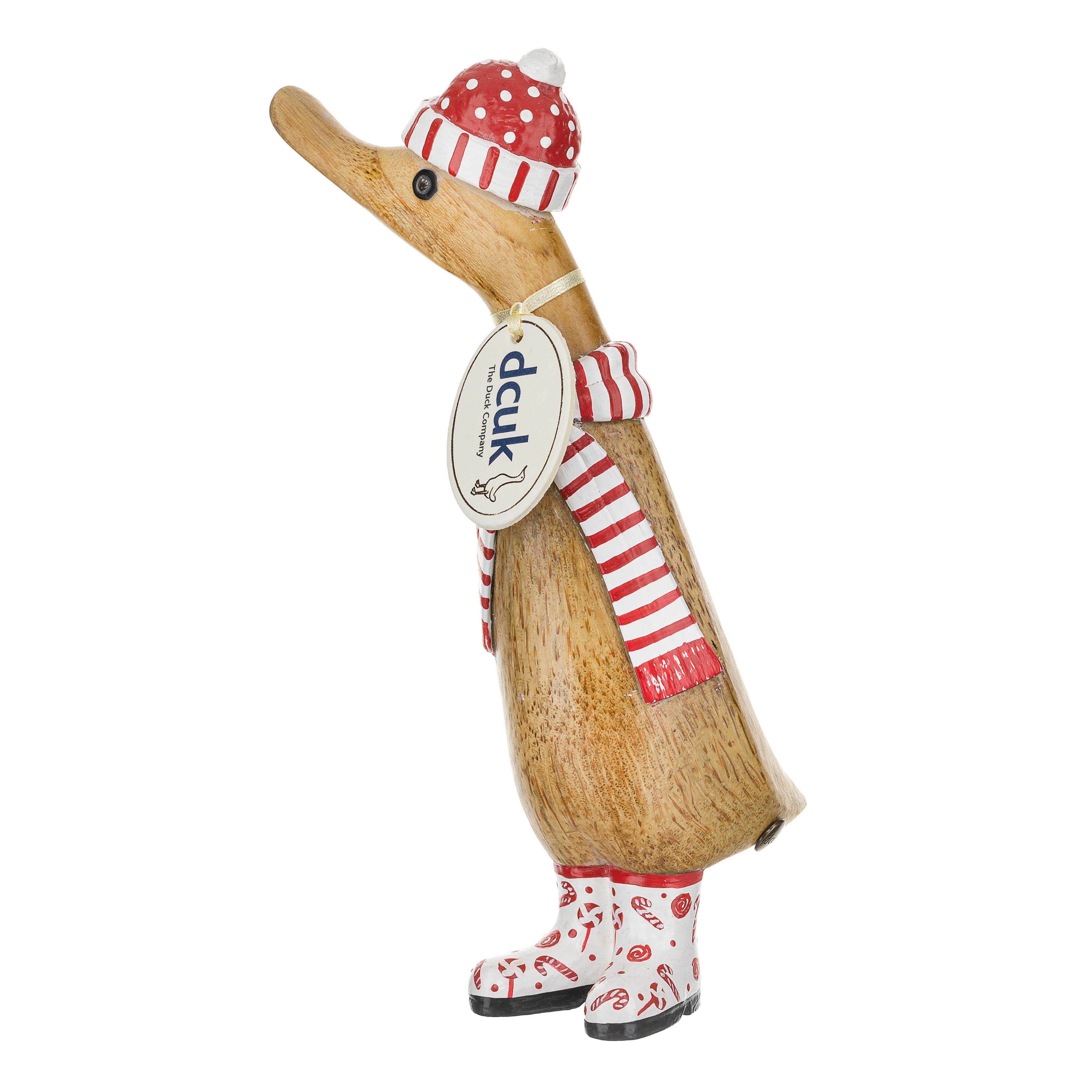 Candy Cane Christmas Duckling Scarf