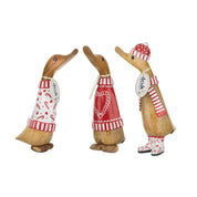 Candy Cane Christmas Duckling Red Heart Jumper