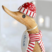 Candy Cane Christmas Duckling Scarf