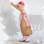 Candy Cane Christmas Duckling Scarf